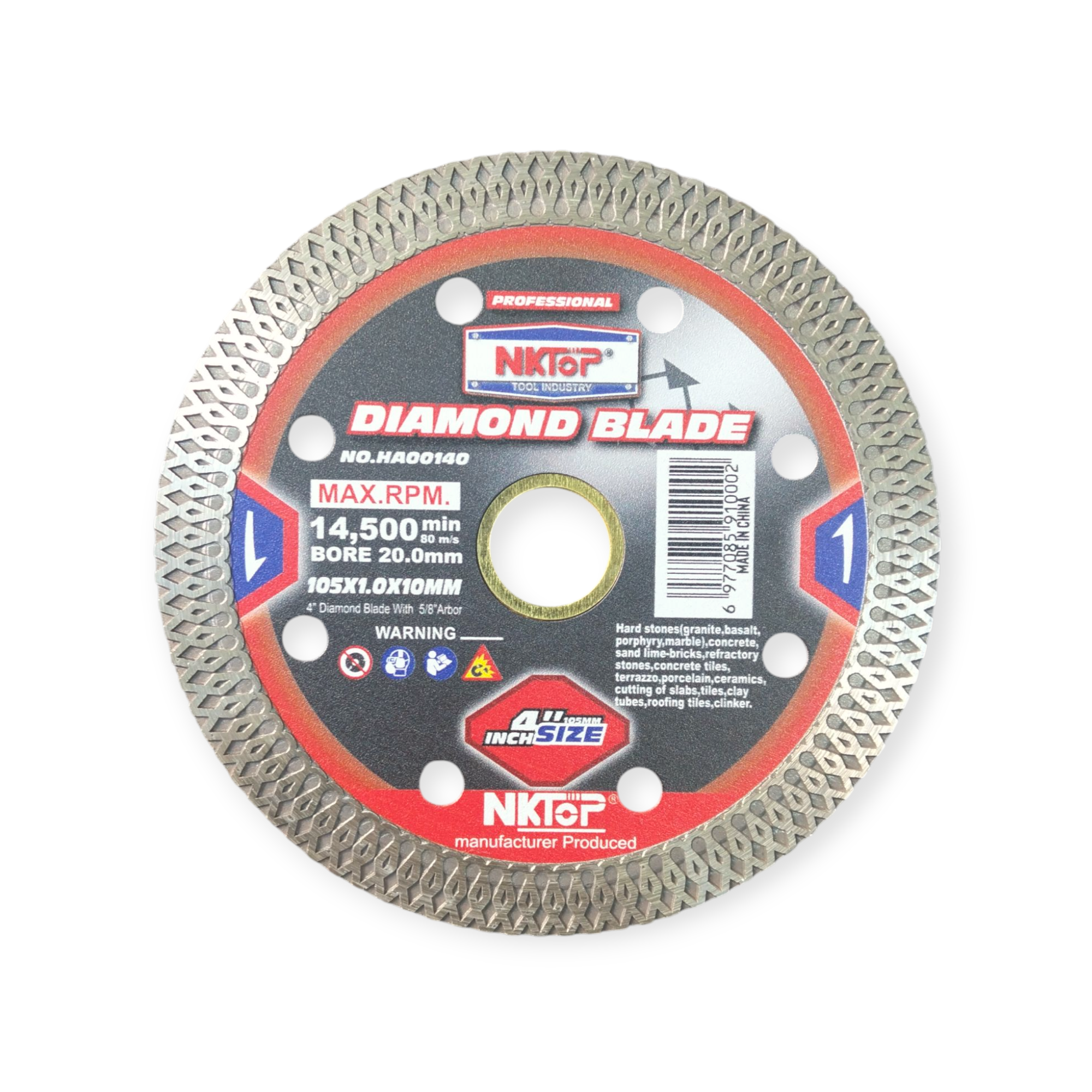 turbo diamond cutting disc